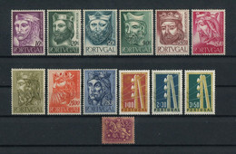 1955 Portugal Complete Year MNH Stamps. Année Compléte Timbres Neuf Sans Charnière. Ano Completo Novo Sem Charneira. - Volledig Jaar