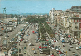 A5549 Cagliari - Via Roma - Auto Cars Voitures - Panorama / Viaggiata 1988 - Cagliari