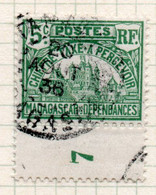 37CRT158 - MADAGASCAR 1908 , Segnatasse Yvert N. 10 Usato - Segnatasse