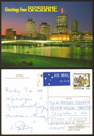 Australia Brisbane Victoria  Bridge Nice Stamp   #33139 - Brisbane