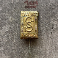 Badge Pin ZN010343 - Gymnastics Sokol Czechoslovakia Nechanice 1937 - Gymnastique