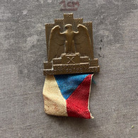 Badge Pin ZN010364 - Gymnastics Sokol Czechoslovakia - Gymnastics Sokol Czechoslovakia Prague Praha 1938 - Gymnastique