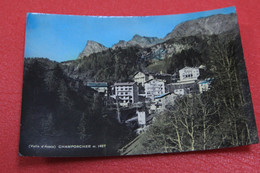 Aosta Champorcher 1959 + NO Francobollo - Other & Unclassified