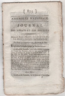 REVOLUTION FRANCAISE JOURNAL DES DEBATS 20 09 1791 - CUIRS - MONACO - RENNES - ARCHIVES ASSEMBLEE - POLICE / PARIS ... - Zeitungen - Vor 1800