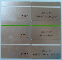 UK - Great Britain - Mint - L&G - Set Of 6 - Thermal Band Test / Trials - LCG/BT - RRRRR - BT Edición Interna