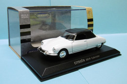 Welly - CITROEN DS19 CABRIOLET Fermé Blanc BO 1/43 1/38 - Welly