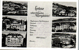 9581 - Oberösterreich - Bad Schallerbach , Linzerheim , Kurheim , Grüße - Gelaufen 1955 - Bad Schallerbach