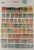 AMERICA 19th Century To 1990's Mint (some Never Hinged) And Used Mainly All Different Collection Arranged By Countries I - Autres & Non Classés