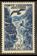 FRENCH POST OFFICES 1955-57 500f Blue, Air Post, Yv 4, SG F165, Never Hinged Mint For More Images, Please Visit Http://w - Other & Unclassified