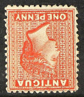 1872 1d Scarlet, Watermark Crown CC, Perf 12½, With Watermark Inverted, SG 14w, Very Fine Mint. For More Images, Please  - Other & Unclassified