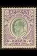 1903-7 KEVII 5s Grey-green & Violet, CC Wmk, Ordinary Paper, SG 40, Very Fine Mint For More Images, Please Visit Http:// - Altri & Non Classificati