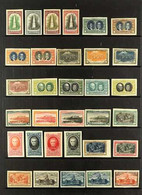 1910 "Viceroy Centenary" Set IMPERF PROOFS On Thin Paper, As SG 366/81, With 4 Different Colour Versions Of Each Stamp.  - Otros & Sin Clasificación