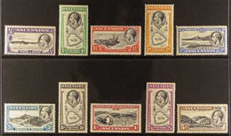 1934 KGV Pictorial Complete Set, SG 21/30, Fine Mint (10 Stamps) For More Images, Please Visit Http://www.sandafayre.com - Ascension