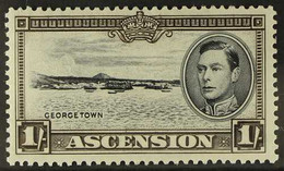 1938 1s Black And Sepia, SG 44, Showing The Re-entry (CW 10a), Fine Mint. For More Images, Please Visit Http://www.sanda - Ascension