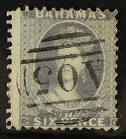 1862 6d Lavender-grey Chalon, Perf. 11½, 12, SG 11, With Beautifully Preserved Original Colour, Neat Inverted "AO5" Canc - Other & Unclassified