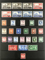 1955-1964 COMPLETE NHM COLLECTION Presented On Stock Pages, A Complete Run From The 1955 "Castles" Surcharged Set With A - Bahrein (...-1965)