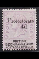 1888 (AUG) 4d On 4d Lilac And Black With "Protectorate" Overprint, SG 44, Fine Mint. For More Images, Please Visit Http: - Altri & Non Classificati