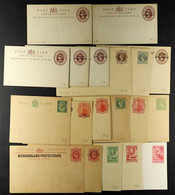 POSTAL STATIONERY POSTAL CARDS 1886-1962 All Different Unused Collection, Includes Issues For Bechuanaland 1886 1d All F - Altri & Non Classificati