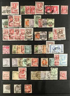 POSTMARKS COLLECTION An Attractive Range Of Clear To Fine Strikes Of Cds And Numeral Cancels Displayed On QV-KGVI Stamps - Altri & Non Classificati