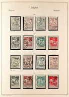 1909 - 1933 KING ALBERT COLLECTION An Extensive, Mint & Used Collection (mostly Fine Used) Presented In Mounts On Printe - Autres & Non Classés