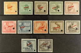 CONGO 1923 Native Designs Complete Set With "SPECIMEN" Overprints And Small Security Punch Holes, COB 106/17, Never Hing - Altri & Non Classificati