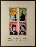 1969 World Leaders "MOON LANDING" Overprinted Miniature Sheet, Yv Block 7, Very Fine Mint For More Images, Please Visit  - Altri & Non Classificati