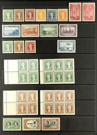 1937-1952 ATTRACTIVE FINE MINT COLLECTION With Booklet Panes Presented On Stock Pages, All Different, Includes 1937-38 S - Autres & Non Classés