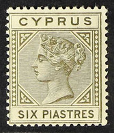 1882-86 6pi Olive-grey, Watermark Crown CA, Die I, SG 21, Fine Mint. For More Images, Please Visit Http://www.sandafayre - Autres & Non Classés