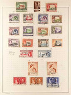 1937-1954 FINE USED COLLECTION On Pages, Includes 1938-47 Pictorials Set, 1948 £1 Wedding (x2), 1951 Pictorials Set To $ - Dominica (...-1978)