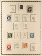 1849-1900 IMPRESSIVE USED ALL DIFFERENT COLLECTION Generally Fine Condition, The Imperfs All With Four Margins. 1849-52  - Altri & Non Classificati