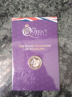 Queens Beasts £2 Bi-metal Coin 2021 2nd White Greyhound Of Richmond - Nieuwe Sets & Proefsets