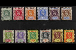 1902 Ed VII Set Complete, Wmk CA, SG 45/56, Very Fine Mint. (12 Stamps) For More Images, Please Visit Http://www.sandafa - Gambie (...-1964)
