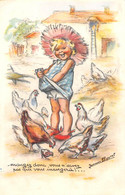 Illustrateur: Germaine  Bouret        Mangez Don: Vous N'avez Pas ....   Poules..........    (voir Scan) - Bouret, Germaine