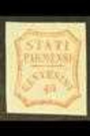 PARMA 1859 40c Pale Vermilion, Provisional Government, Sassone 17a, Very Fine Mint With Large Margins All Round. Cat €12 - Unclassified