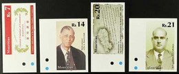 2009 IMPERF PROOFS Anniversaries & Events Set, SG 1199/1202, IMPERF PROOFS On Gummed, Crown Agency Wmk Paper, From The B - Mauritius (...-1967)