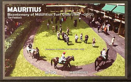 2012 ARCHIVE IMPERFORATE. Bicentenary Of The Mauritius Turf Club - 50r "The Paddock" Miniature Sheet As SG MS1236, BTD I - Mauritius (...-1967)