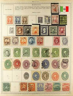 1860s-1991 ALL DIFFERENT COLLECTION On Pages, Mint, Some Later Issues Are Never Hinged & Used, Includes Good Range To 19 - México