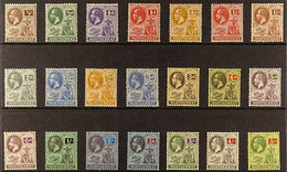 1922-29 KGV Definitive Set, MSCA Wmk, SG 63/83, Very Fine Mint (21 Stamps) For More Images, Please Visit Http://www.sand - Montserrat