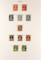 1862-64 CHALON IMPERFS COLLECTION. An Attractive Collection Of Fine Used Stamps With 4 Margins From The 1862-64 Imperfor - Altri & Non Classificati