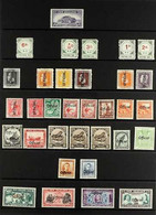 1899-1968 MINT "BACK OF THE BOOK" COLLECTION Presented On A Pair Of Stock Pages & Includes Postage Due To 6d, KGV Portra - Altri & Non Classificati