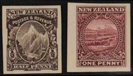 1900 PLATE PROOFS ½d Chocolate & 1d Lake Imperforate Proofs, As SG 273/4, Very Fine Without Gum (2 Proofs). For More Ima - Altri & Non Classificati