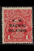 1918-22 KGV 1d Carmine-red, DIE II, SG 103b, Never Hinged Mint. For More Images, Please Visit Http://www.sandafayre.com/ - Papua-Neuguinea