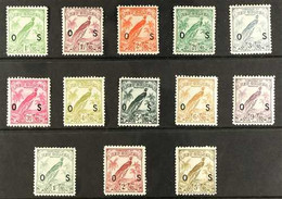 OFFICIAL 1932-34 Complete Set, SG O42/54, Fine Mint. Fresh And Attractive. (13 Stamps) For More Images, Please Visit Htt - Papouasie-Nouvelle-Guinée