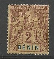 BENIN N° 34 NEUF*  CHARNIERE  / MH / - Unused Stamps