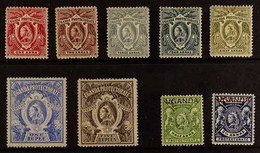 1898 - 1902 Fine Mint Selection Comprising 1898-1902 Set Complete (SG 84/91) (note Gum Lines On 5r Brown Do Not Affect A - Uganda (...-1962)