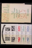 PHILATELIC CONGRESS LABELS 1912-1967 Attractive Collection, Essentially All Different Except For Blocks, And Which Inclu - Andere & Zonder Classificatie