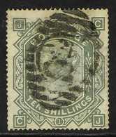 1867-83 10s Greenish Grey, Plate 1, SG 128, Good Used. For More Images, Please Visit Http://www.sandafayre.com/itemdetai - Other & Unclassified