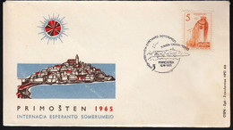 Yugoslavia Croatia Primosten 1965 / Internacia Esperanto Somerumejo - Esperanto
