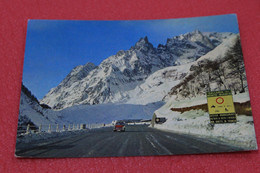 Aosta Courmayeur Entreves La Strada Per Il Traforo + Auto 1972 - Other & Unclassified