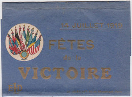 Superbe Lot De 30 Cpa PARIS - FÊTES De La VICTOIRE, 14 Juillet 1919 - Weltkrieg 1914-18